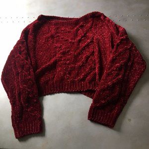 F21 Women's Cropped Sweater